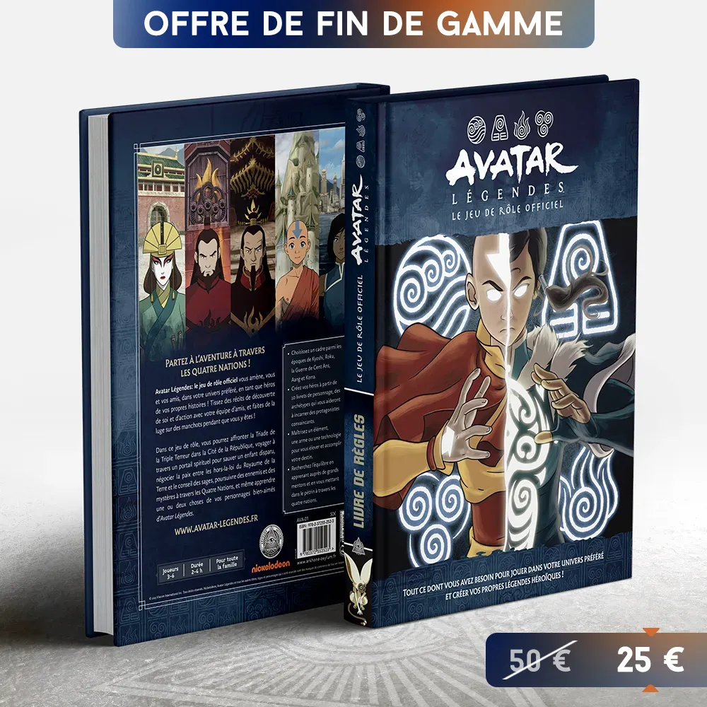 Avatar Légendes Avatar Légendes: le jeu de rôle officiel