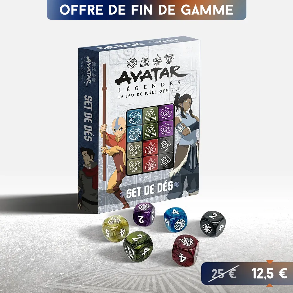 Avatar Légendes Avatar Légendes: Set de dés