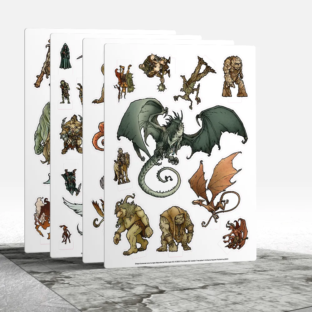 Dragonbane - Set de Silhouette de monstres et de personnages