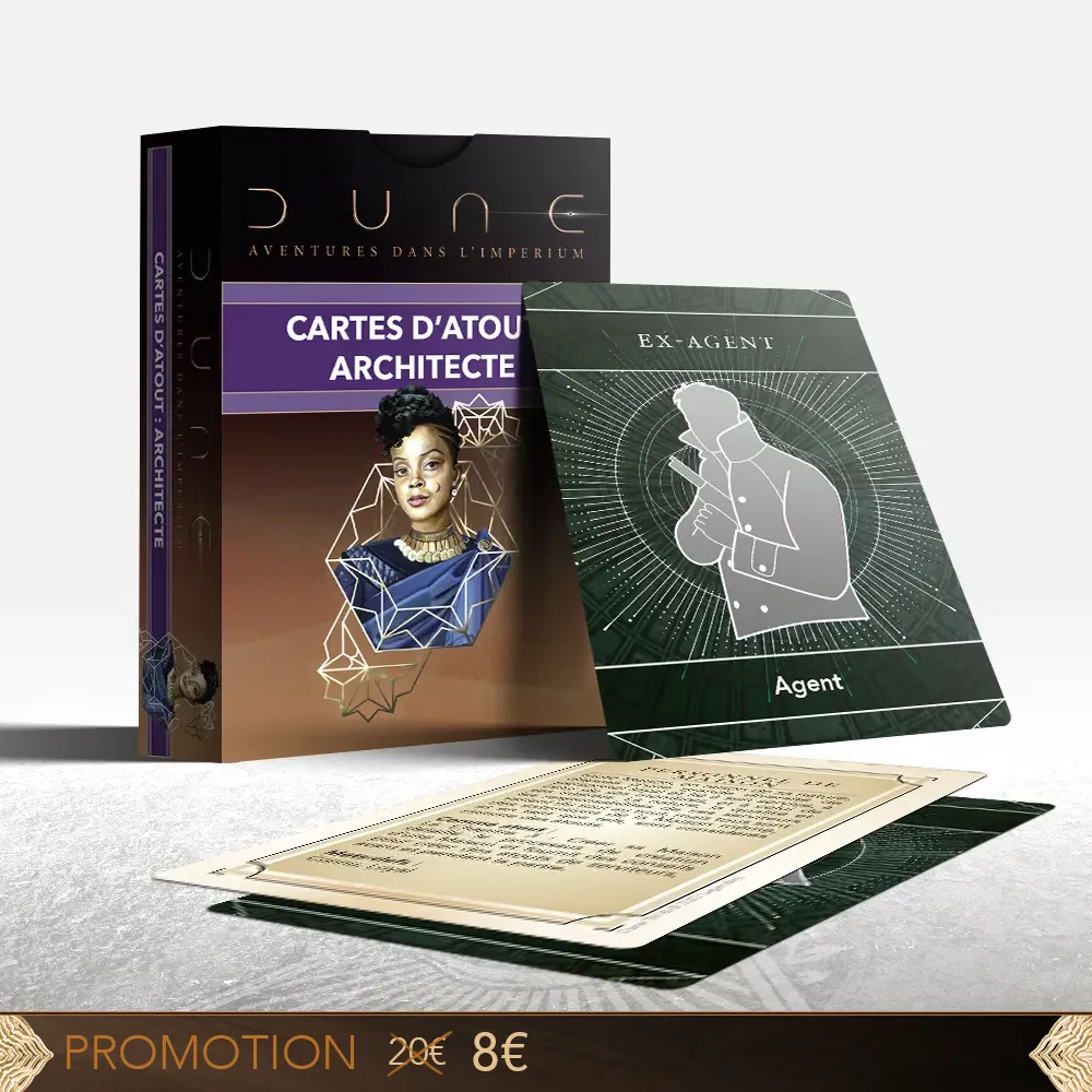 Dune: Aventures dans l'Imperium Dune: Cartes d'atout: Architecte